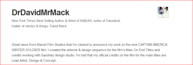 DrDavidMrMack — Great news from Marvel Film Studios that I’m... (1)